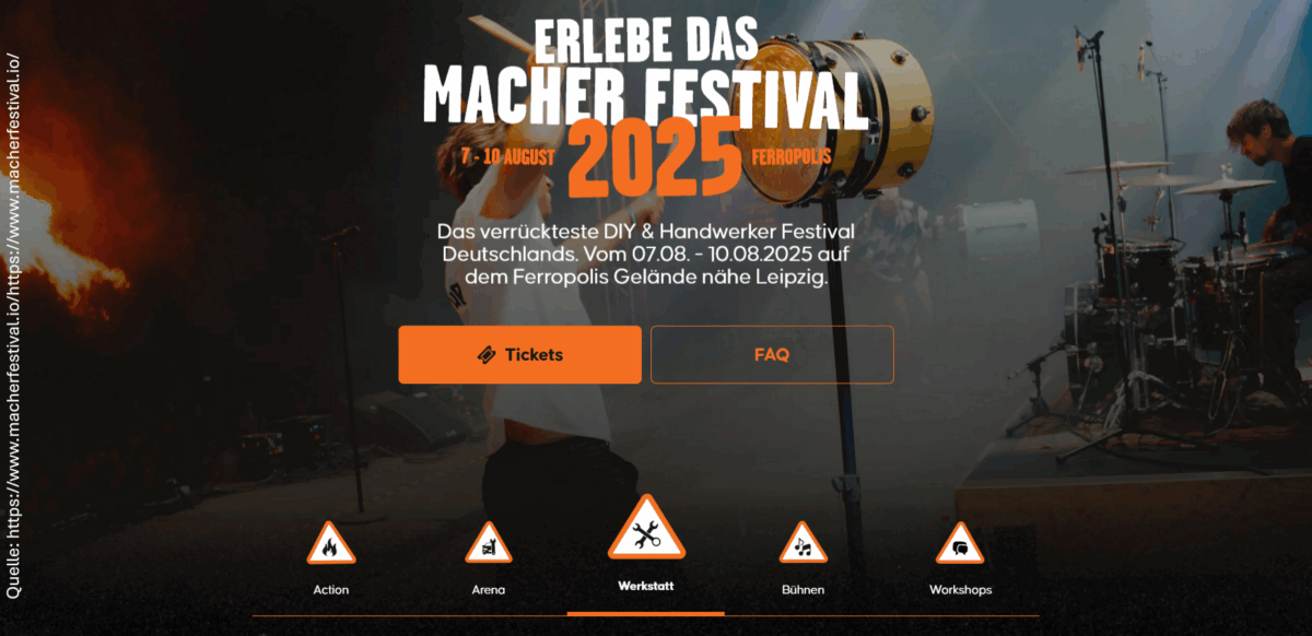 Das „Macher Festival“ der „Real Life Guys“