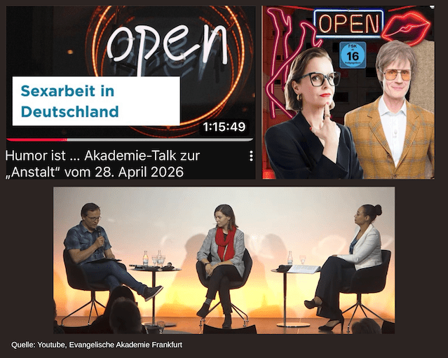 Talk der Evangelischen Akademie Frankfurt zur „Prostitutions-Anstalt“